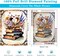 Book Flowers Diamond Painting Kit for Adults – 5D Full Round DIY Gem Art, 11.8x15.7 Inch Retro Home Wall Décor